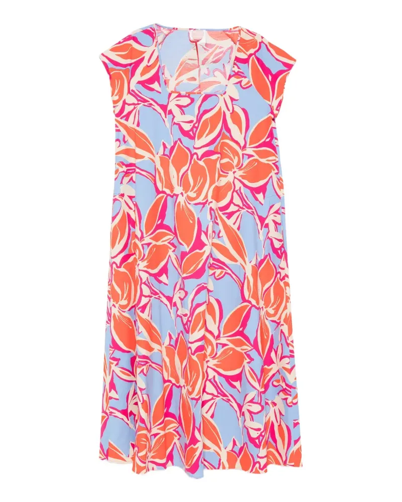 Marina Rinaldi floral dress - Blau Blau