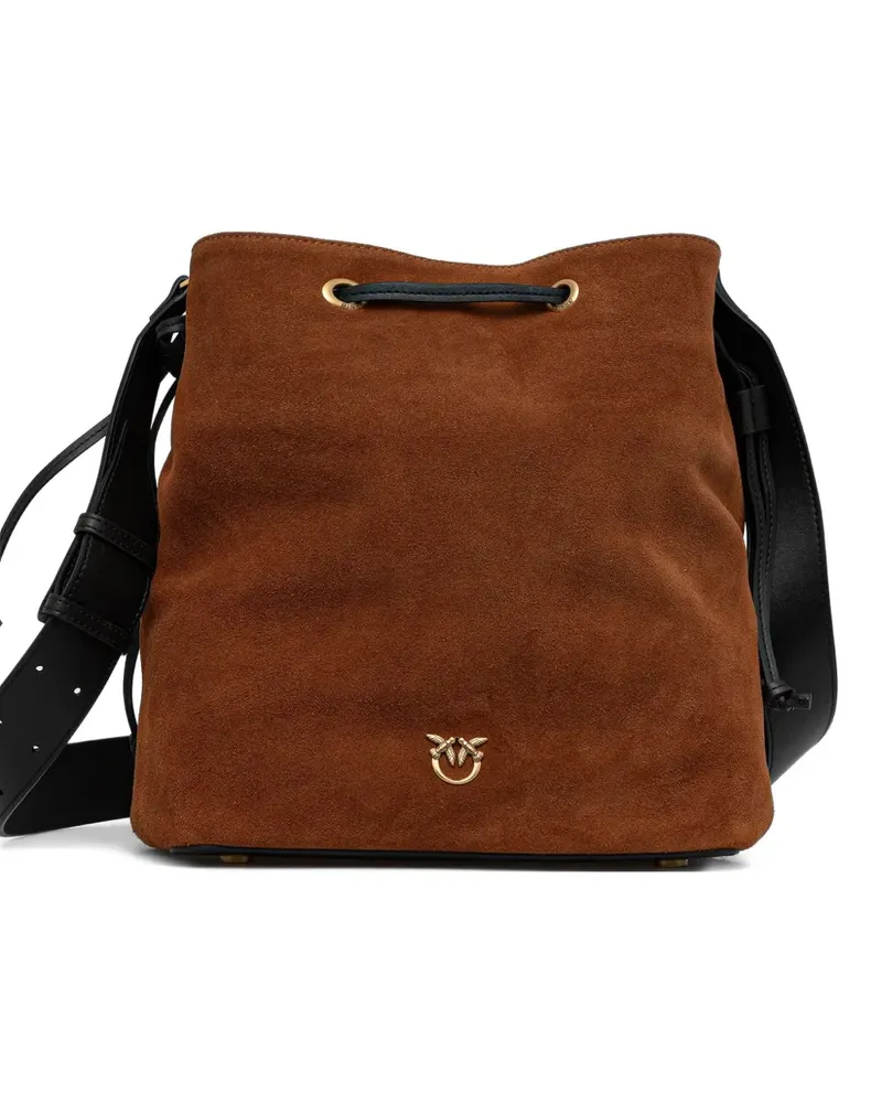 Pinko Beuteltasche aus Wildleder - Braun Braun