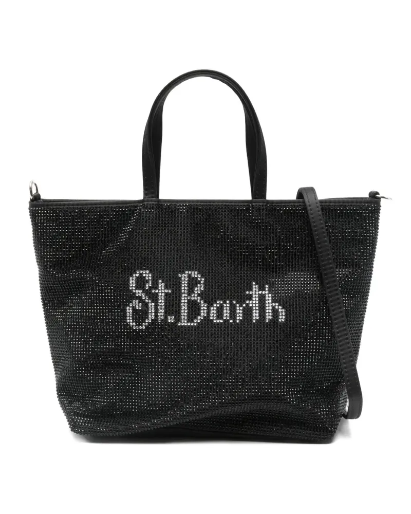 MC2 Saint Barth logo-embellished top-handles tote bag - Schwarz Schwarz