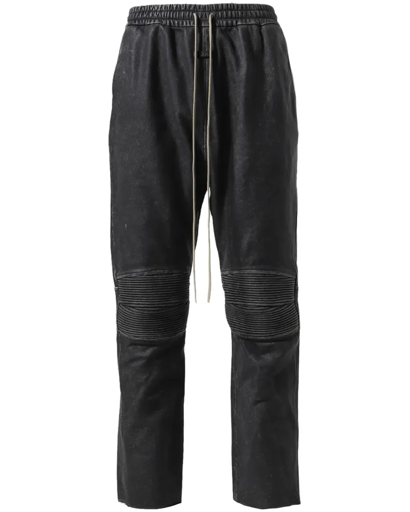 Fear of God Sporthose aus Leder - Schwarz Schwarz