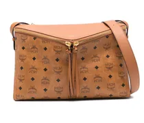 Diamant Schultertasche - Braun