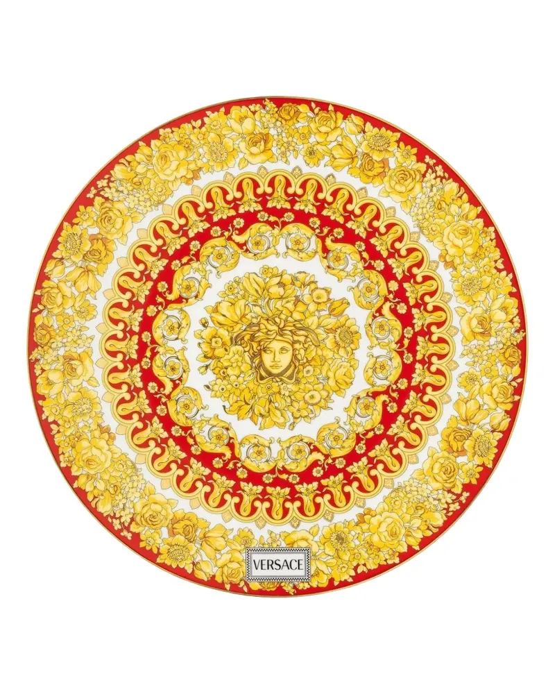 Versace x Rosenthal Servierteller 33cm - Gelb Gelb