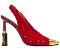 Lipstick Pumps 100mm - Rot