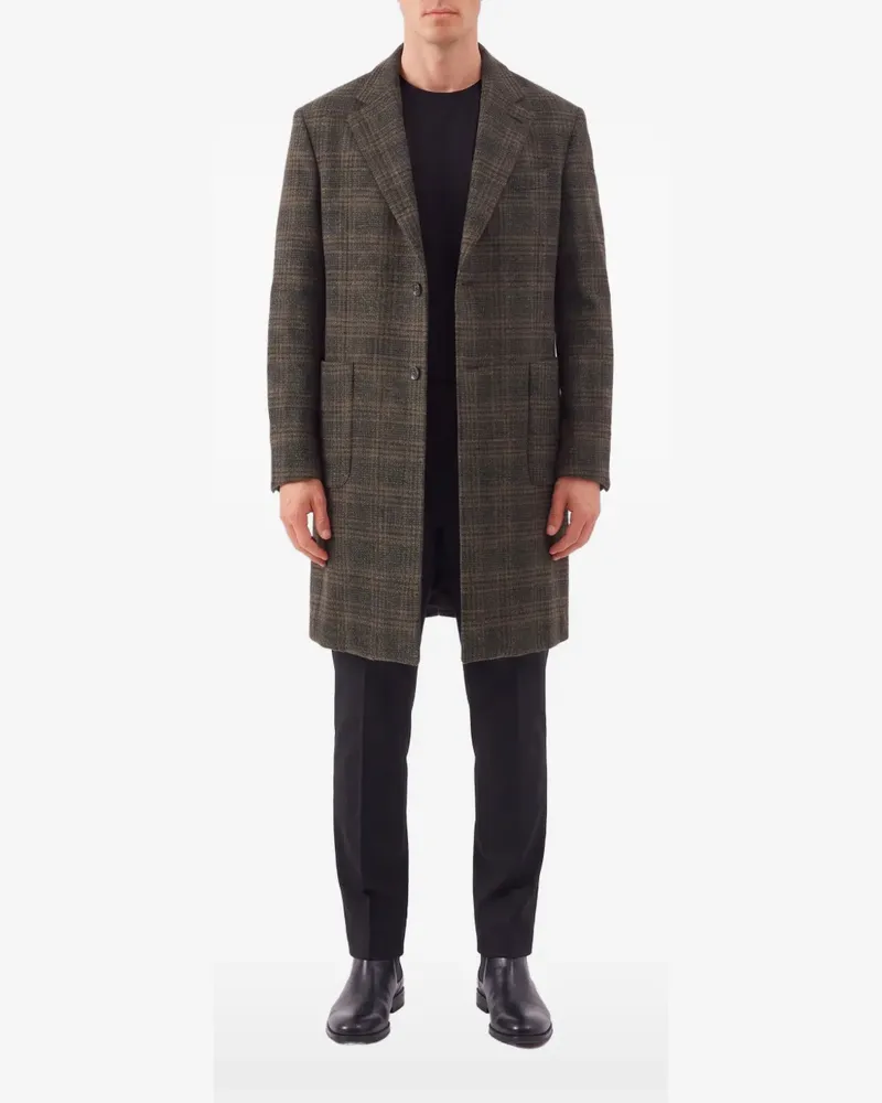 BARENA Baron Filzada single-breasted coat - Braun Braun