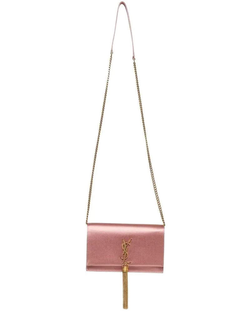 Saint Laurent Kate Clutch mit Quasten - Rosa Rosa