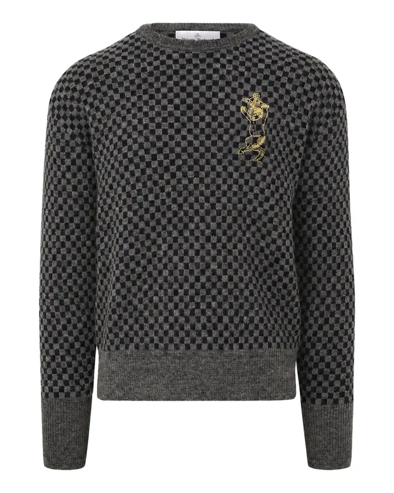 Vivienne Westwood Checkmate jumper - Grau Grau