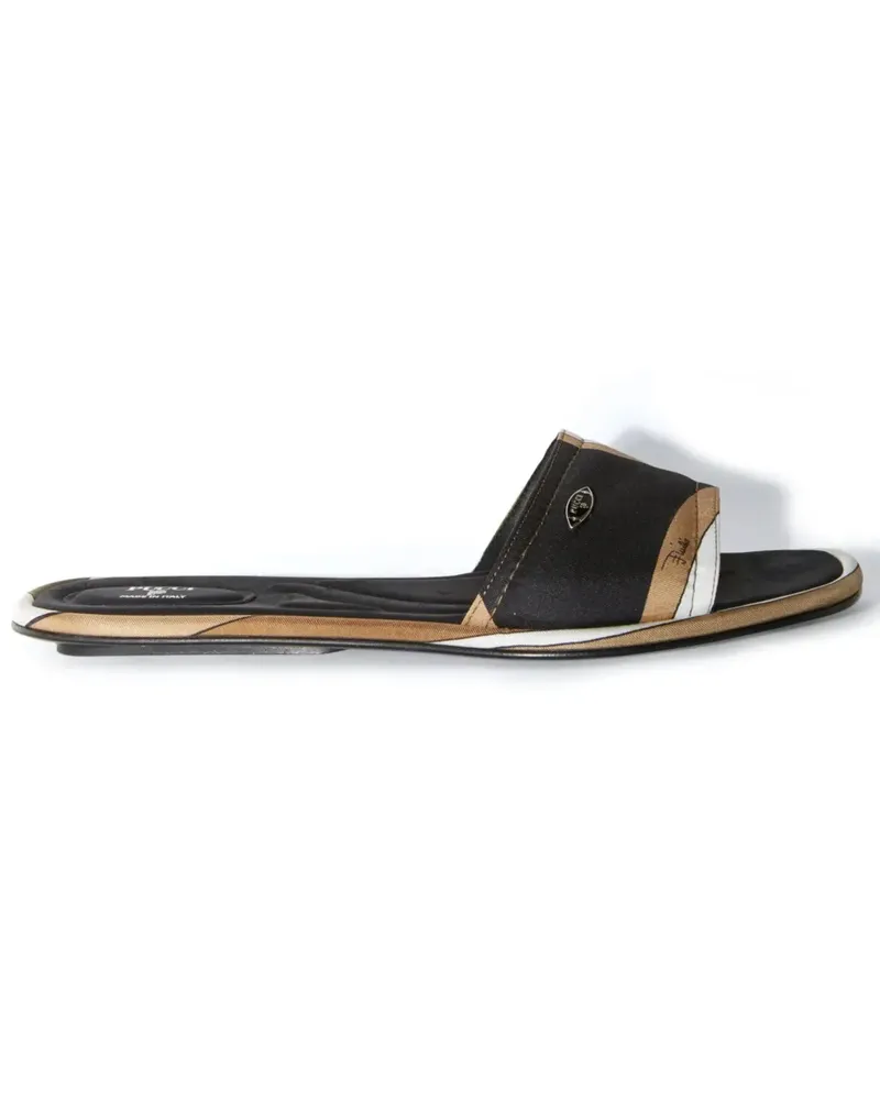 Emilio Pucci Yummy Seiden-Sandalen - Nude Nude