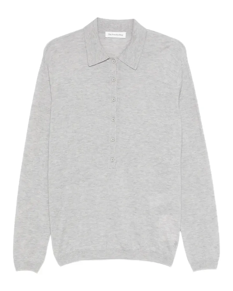 FRANKIE Shop Tala polo top - Grau Grau