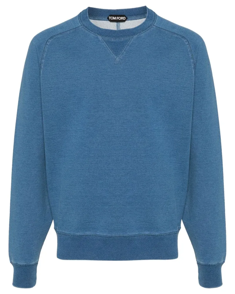 Tom Ford Sweatshirt mit Raglanärmeln - Blau Blau