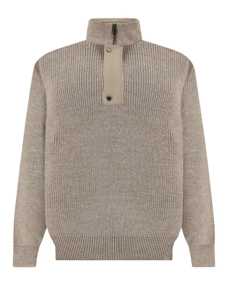 Paul & Shark Pullover mit Reißverschluss - Nude Nude