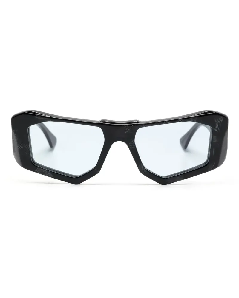 KUBORAUM Sonnenbrille mit Oversized-Gestell - Schwarz Schwarz