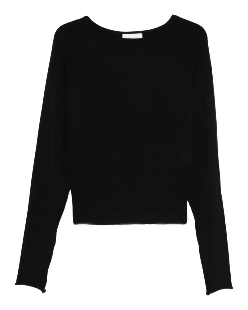 Daniele Fiesoli Langärmeliger Pullover - Schwarz Schwarz