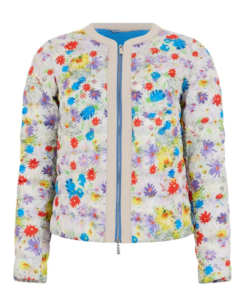 MOORER Leida-Prj floral-print quilted jacket - Mehrfarbig Mehrfarbig
