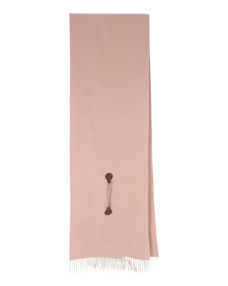Chloé chain-embellished scarf - Rosa Rosa