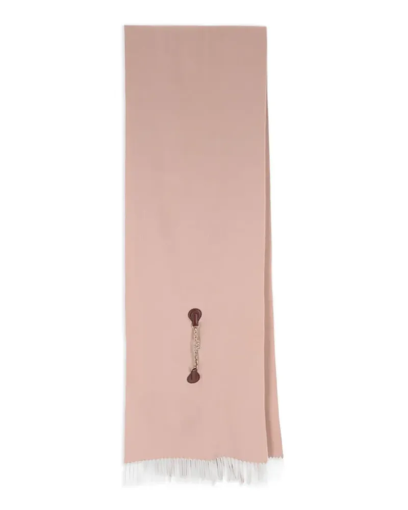 Chloé chain-embellished scarf - Rosa Rosa
