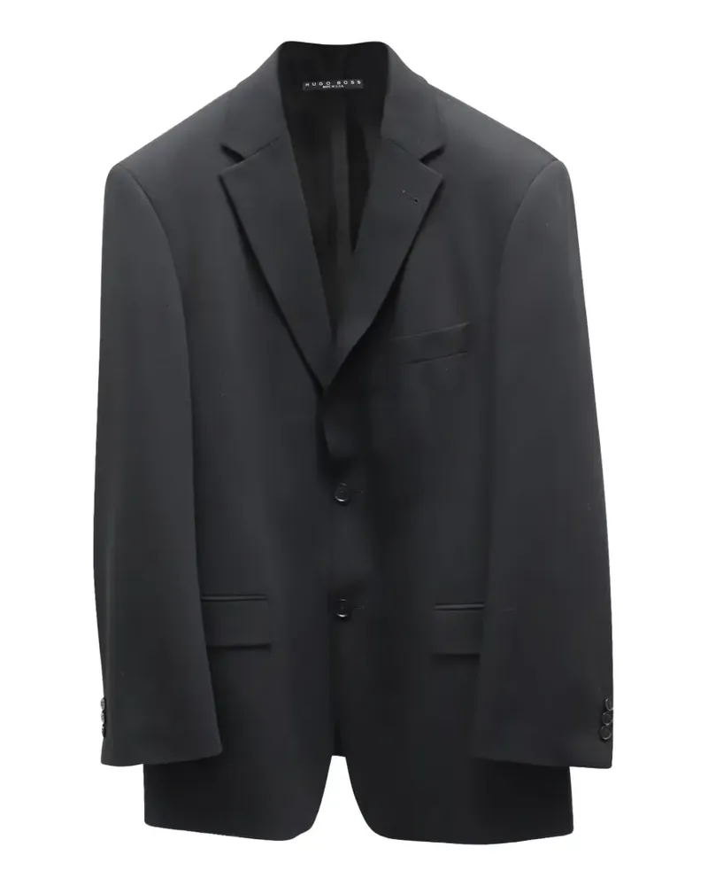 HUGO BOSS single-breasted blazer - Schwarz Schwarz