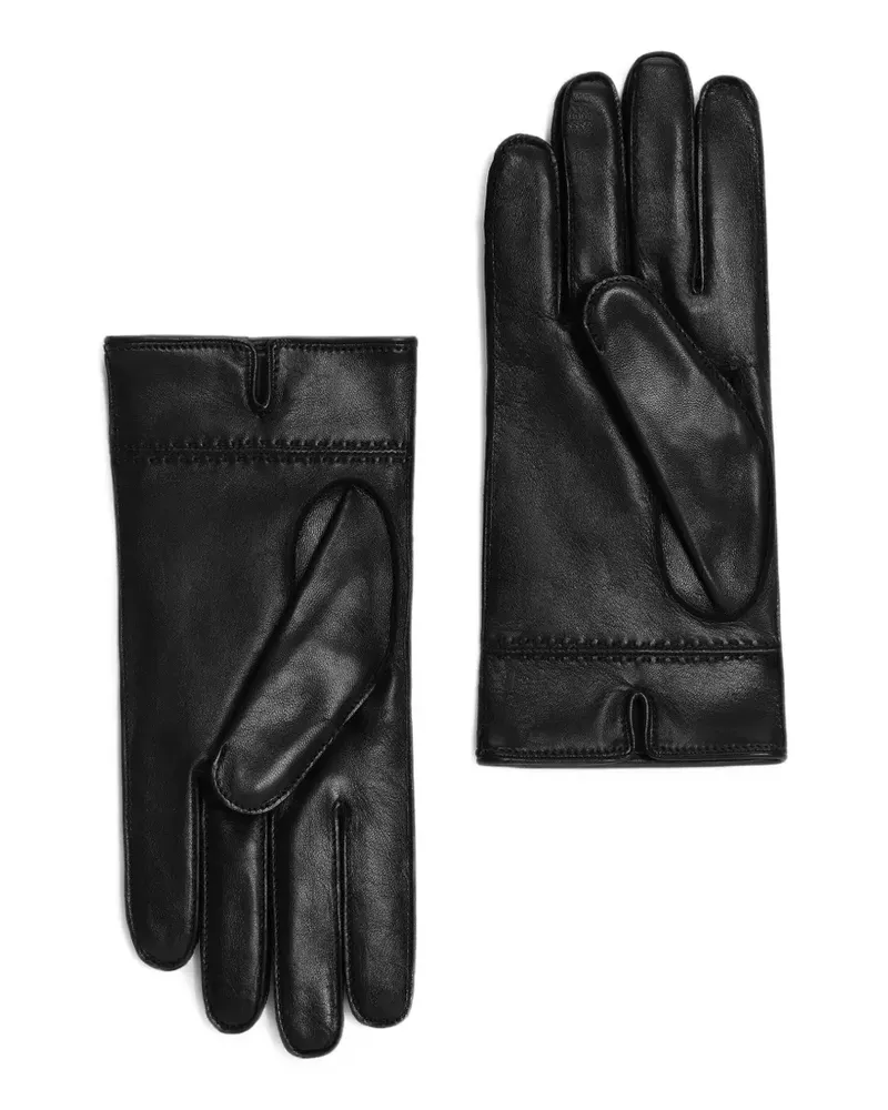 Dolce & Gabbana nappa leather gloves - Schwarz Schwarz