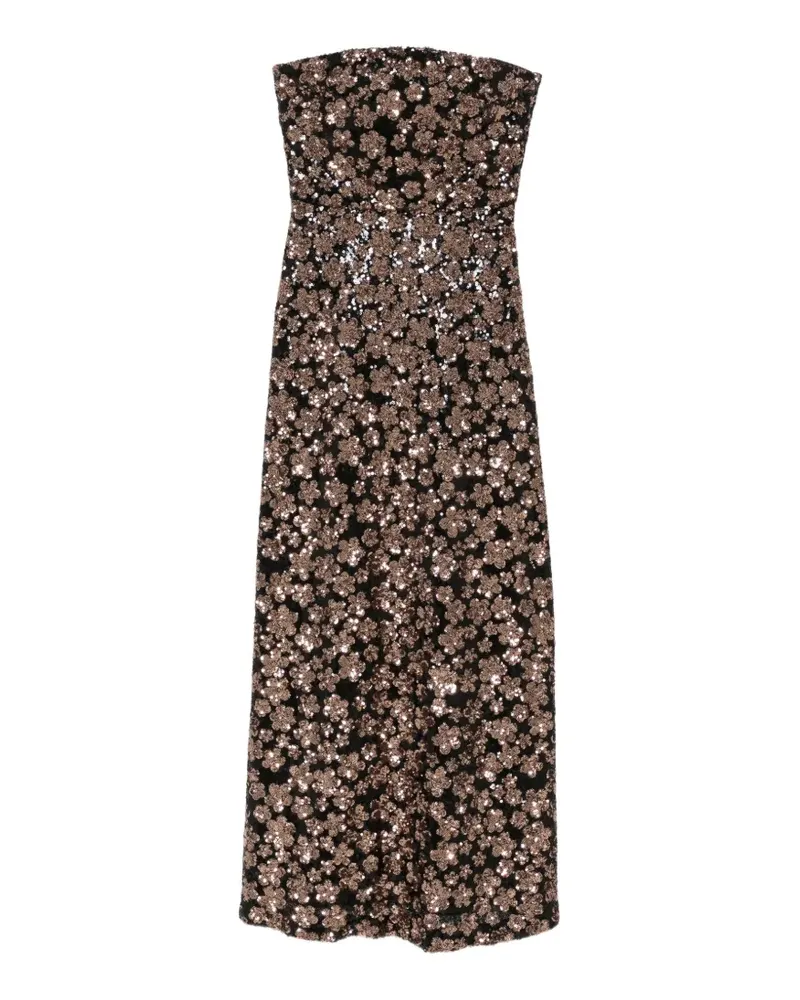 Max Mara Ebaffo sequin-embellished strapless maxi dress - Schwarz Schwarz