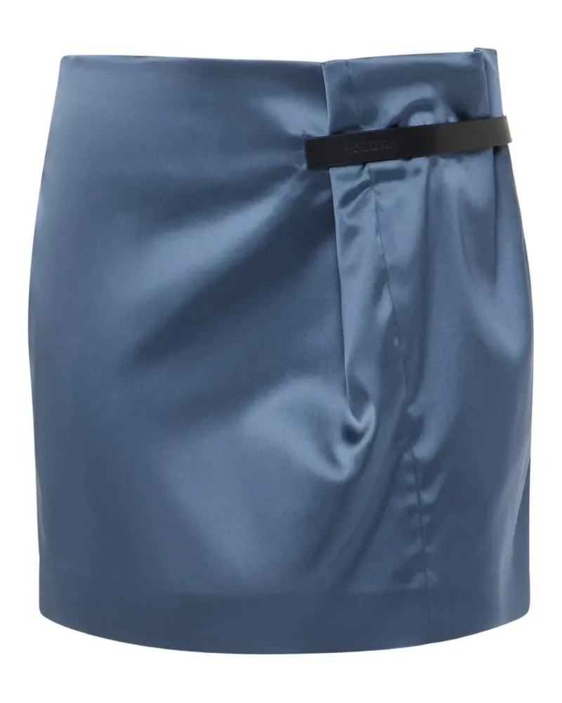 J.W.Anderson Minirock aus Satin - Blau Blau