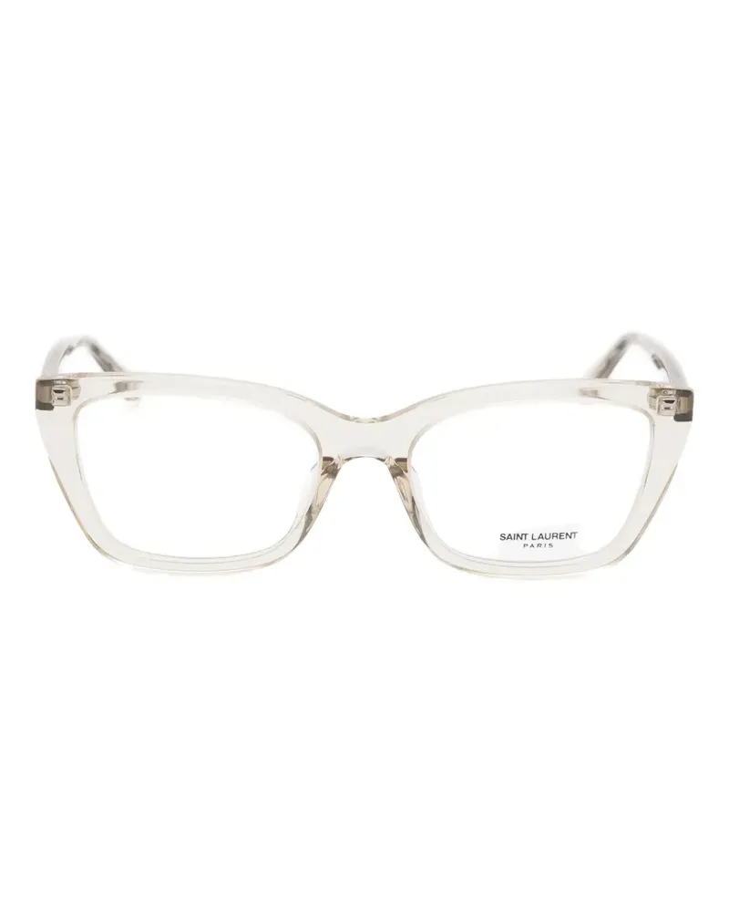 Saint Laurent cat-eye frame glasses - Weiß Weiß