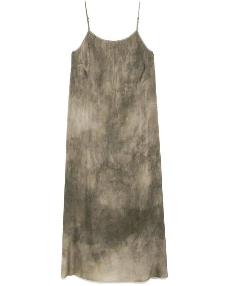 Uma Wang Anya Midikleid - Grün Grün