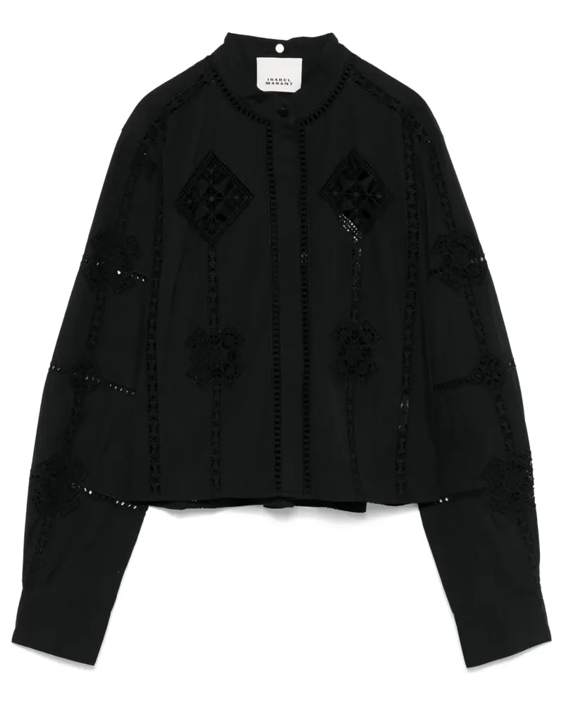 Isabel Marant Serena Hemd - Schwarz Schwarz
