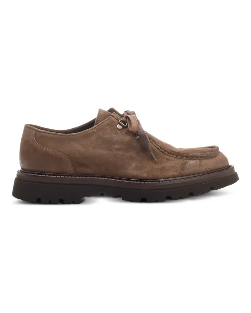 Corvari suede lace-up derby shoes - Braun Braun