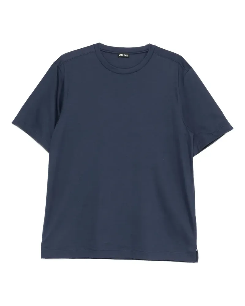 Ermenegildo Zegna T-Shirt mit Rundhalsausschnitt - Blau Blau
