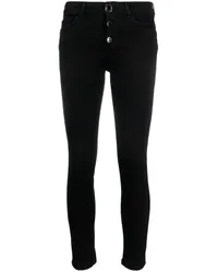 Liu Jo Halbhohe Skinny-Jeans Schwarz