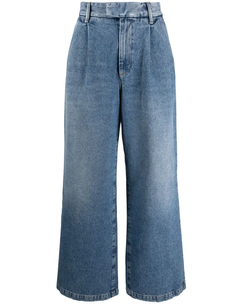 ARMARIUM Jeans mit weitem Bein - Blau Blau