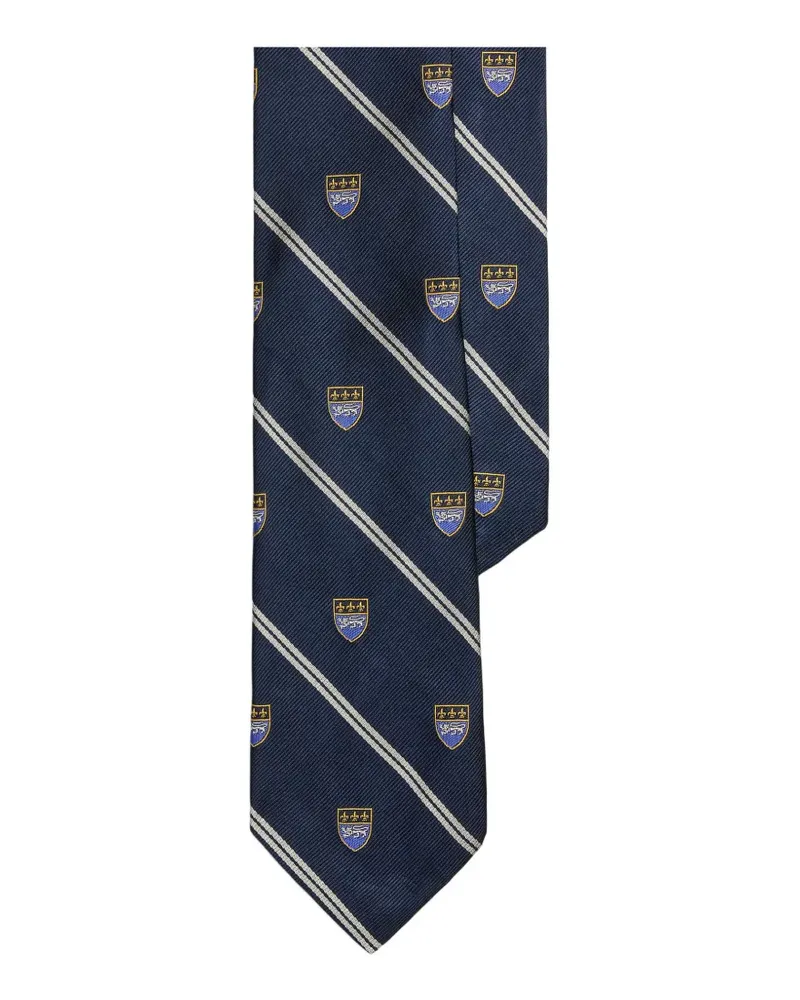 Ralph Lauren striped club tie - Blau Blau