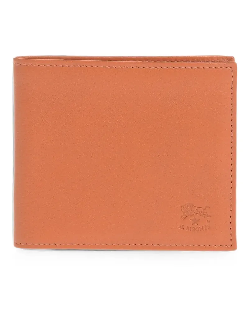 IL BISONTE logo-debossed leather wallet - Braun Braun
