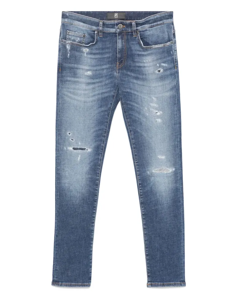 PT TORINO Jeans mit Logo-Patch - Blau Blau