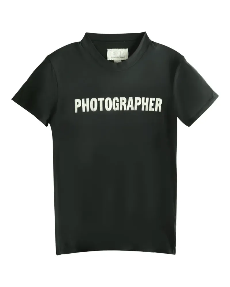 ERL photographer-print T-shirt - Schwarz Schwarz