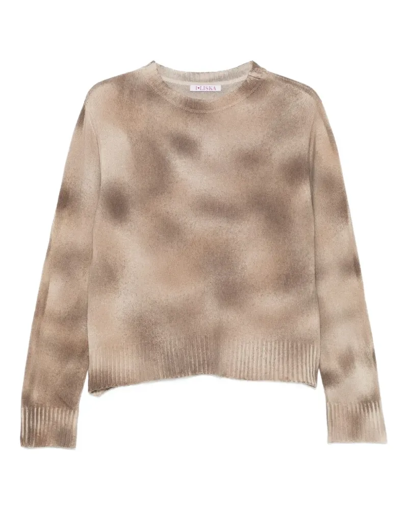 Liska Pullover mit Spray-Effekt - Nude Nude