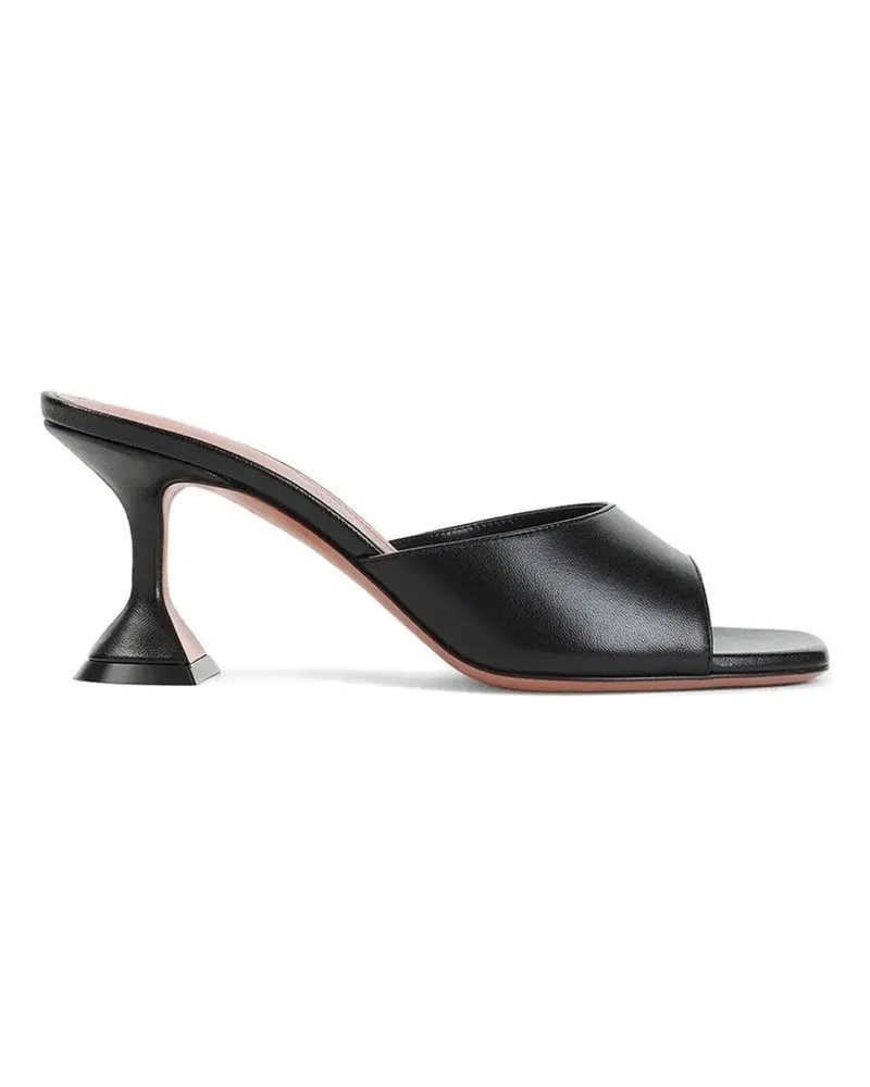 Amina Muaddi Lupita Sandalen - Schwarz Schwarz