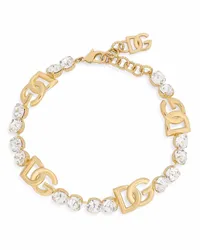 Dolce & Gabbana Choker mit DG-Logo Gold