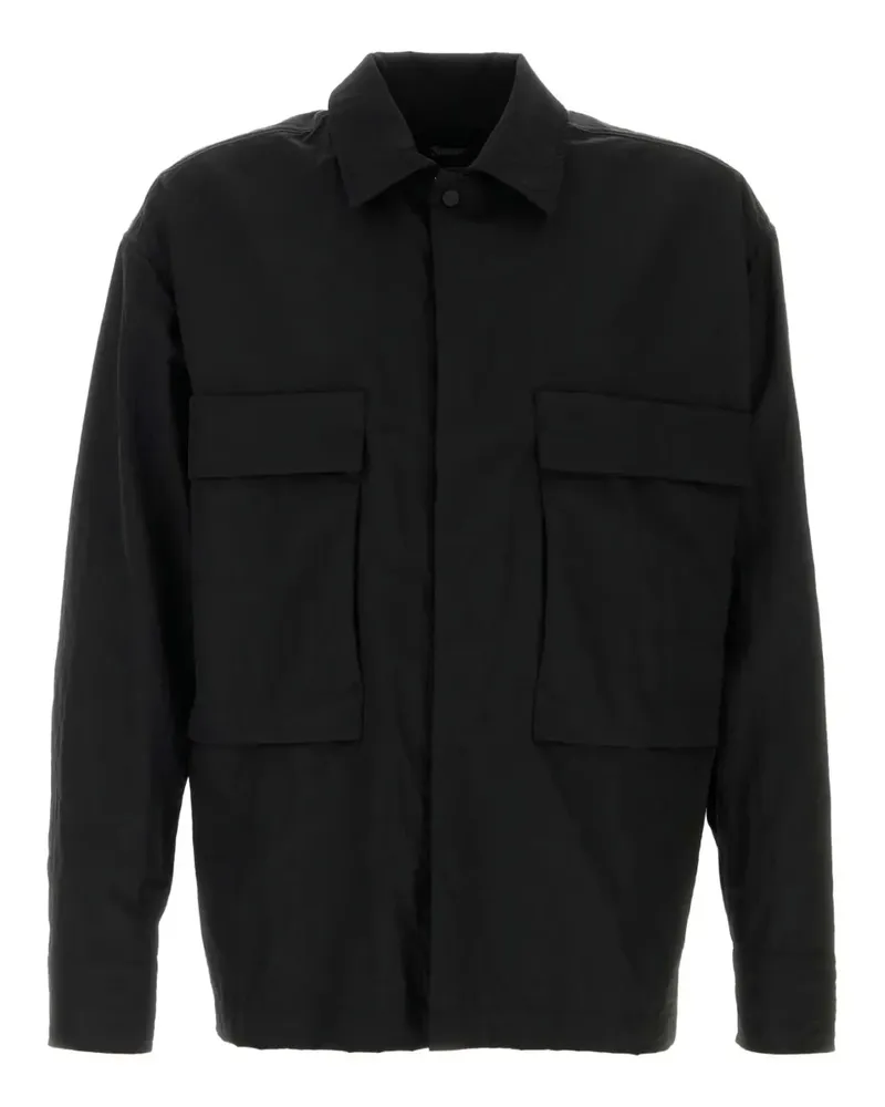 Herno Gefütterte Hemdjacke - Schwarz Schwarz