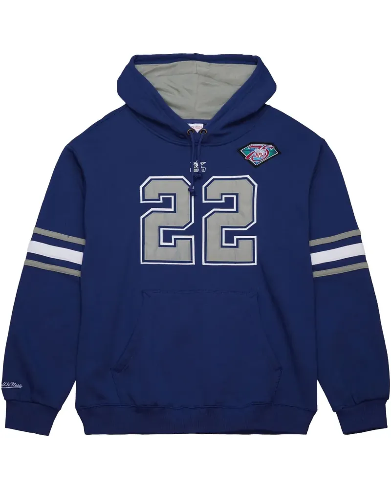 Mitchell & Ness NFL N&N "Cowboys 1996 Emmit Smith" Hoodie - Blau Blau