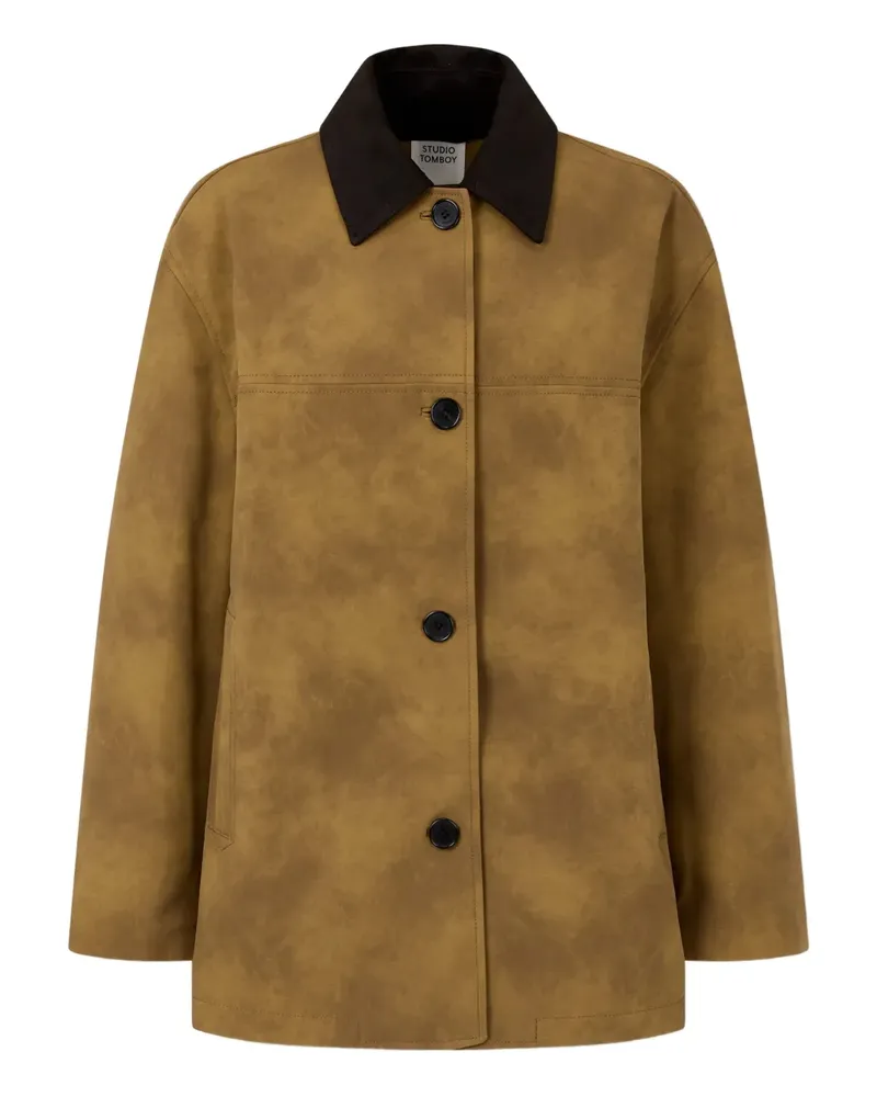 STUDIO TOMBOY Jacke aus Faux-Wildleder - Braun Braun