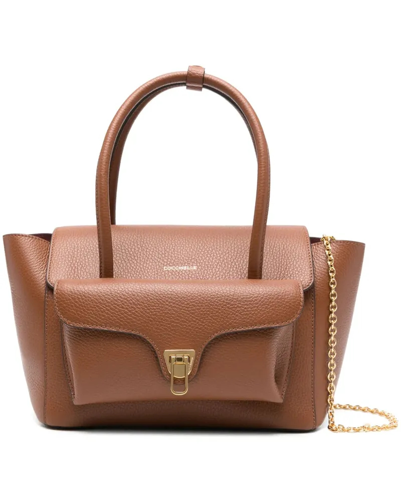 Coccinelle Schultertasche mit Klappentasche - Braun Braun