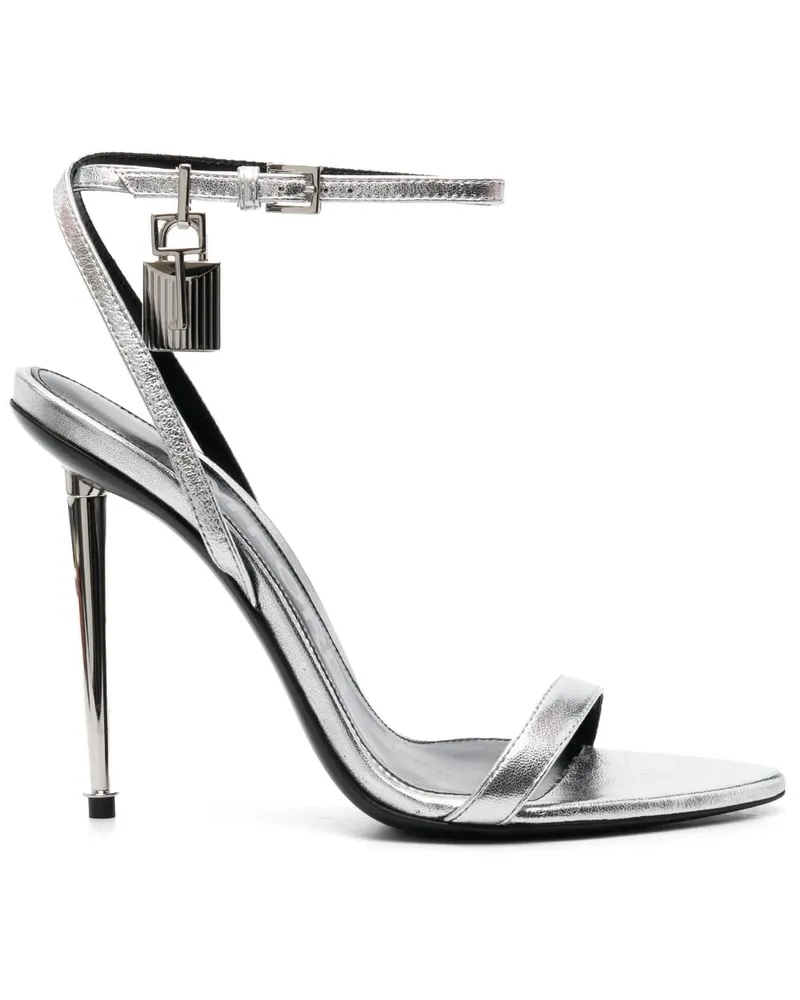 Tom Ford metallische Sandalen - Silber Silber