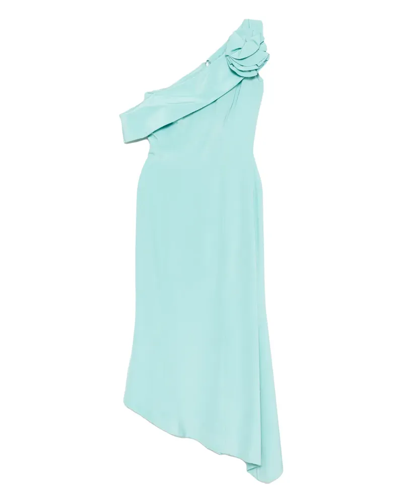 Saiid Kobeisy Asymmetrisches Kleid mit Blumen - Blau Blau