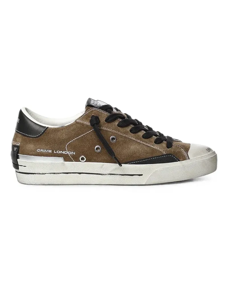 Crime Midnight Sneakers im Distressed-Look - Braun Braun