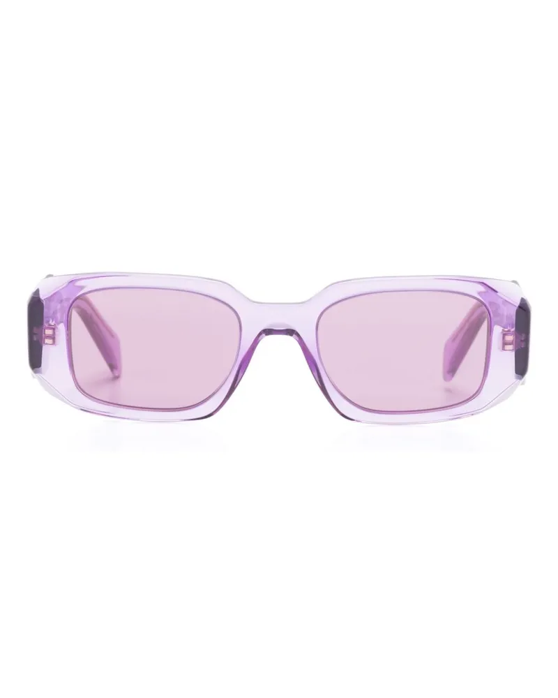 Prada Symbole Sonnenbrille mit eckigem Gestell - Violett Violett