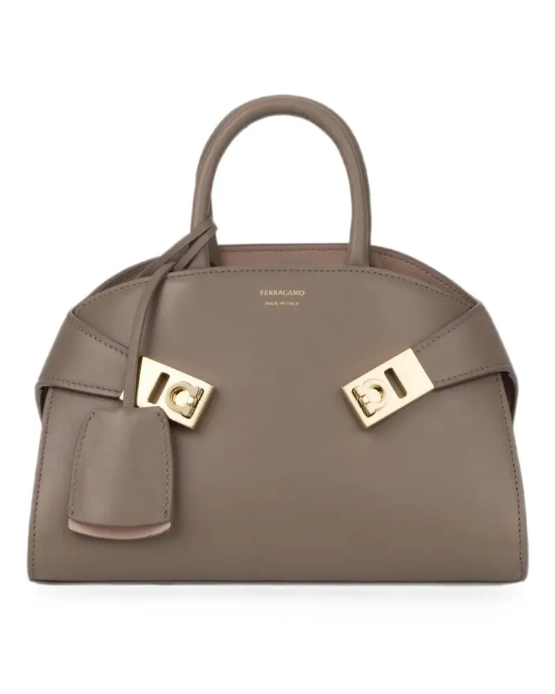 Ferragamo Mini Hug Shopper - Nude Nude
