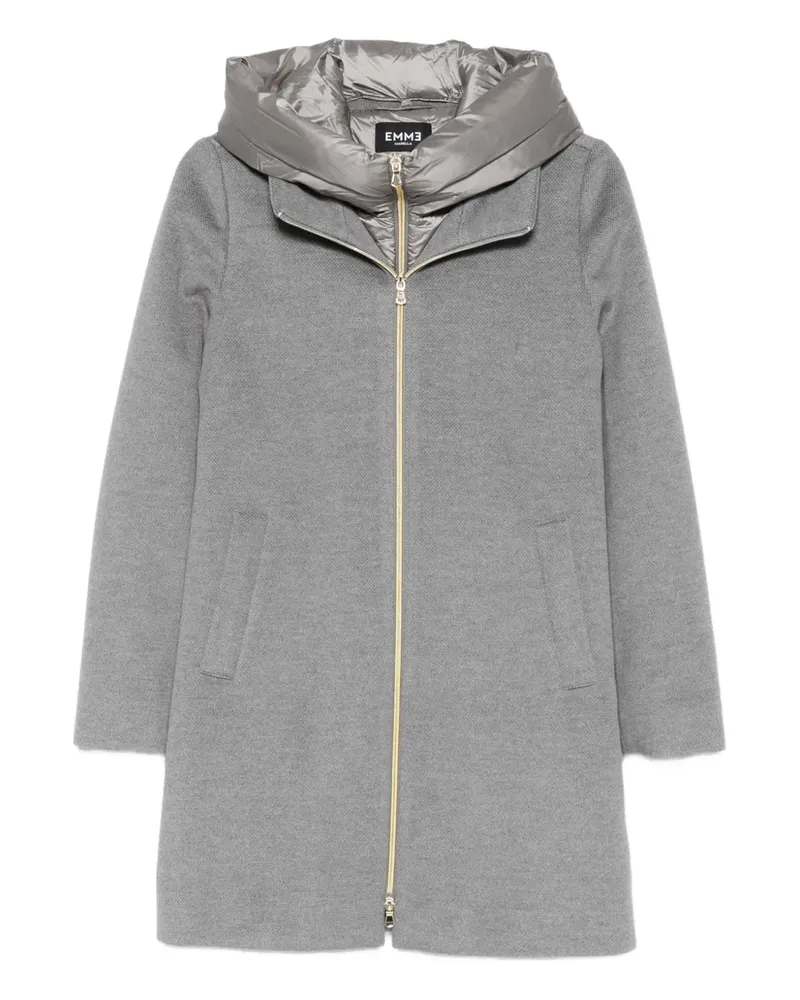 MARELLA Bacio hooded single-breasted coat - Grau Grau