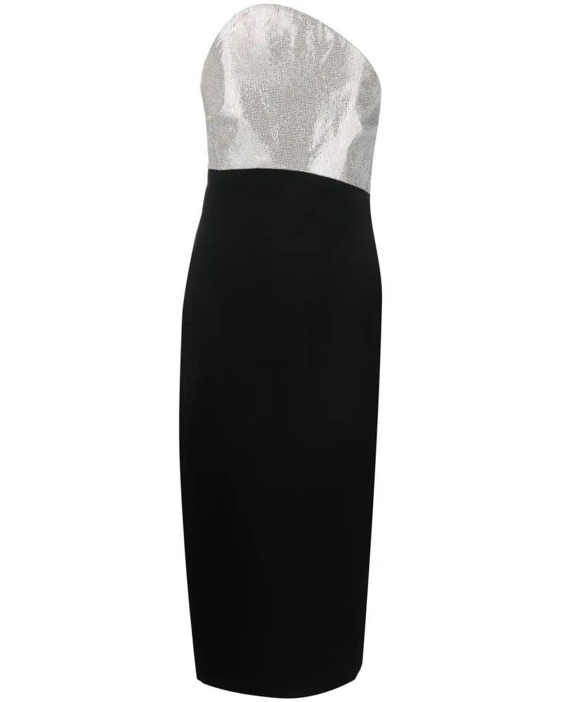 Roland Mouret Zweifarbiges Kleid - Schwarz Schwarz