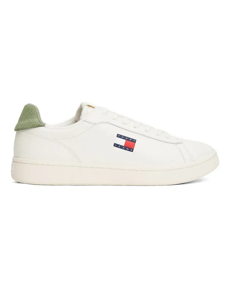 Tommy Hilfiger Archive Court logo-patch sneakers - Nude Nude