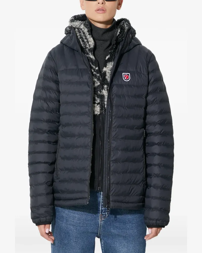Fjäll Räven Expedition Lätt Kapuzenjacke - Schwarz Schwarz